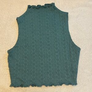 Forever 21 Teal Sleeveless Tank Top